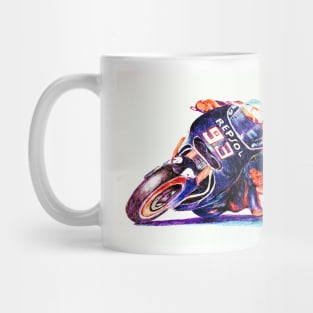 Ballpoint Sketching MotoGP Team No 93 Mug